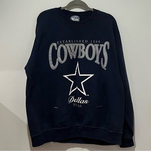 Vintage Dallas Cowboys 1995 Nutmeg Lee Sport Crew Neck Sweatshirt Size XXL